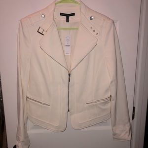 White House Black Market Moto-Style Jacket